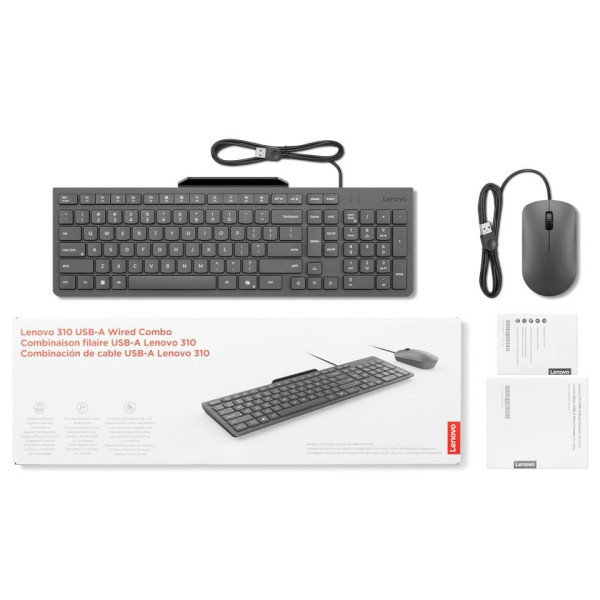 Lenovo 310 USB-A Wired Combo US English GX31R09775