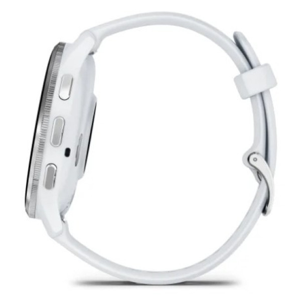 Garmin Venu 3 z czujnikiem tętna HRM Elevate Ox (srebrna ramka / kamiennobiała koperta / kamiennobiały pasek)