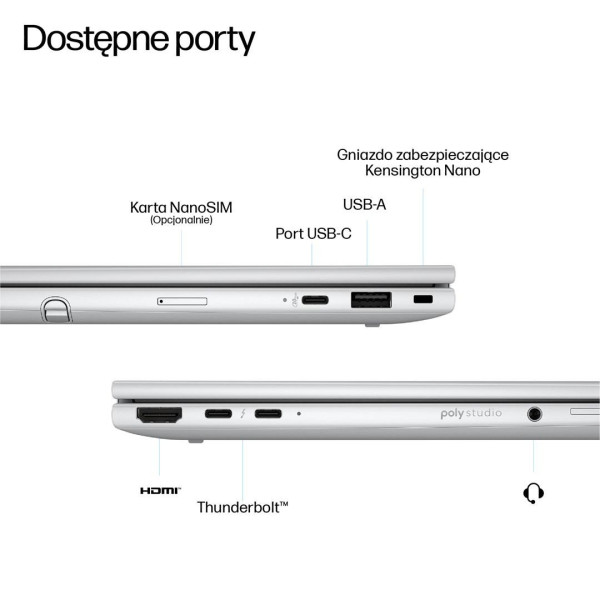 Laptop HP EliteBook 8 Flip G1i 13 C51MSET Ultra 7 255U Touch 13,3" WUXGA 32GB 1000SSD W11Pro