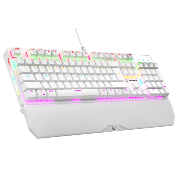 Rampage klawiatura mechaniczna KB-R86 UMBRA Blue Switch Biała