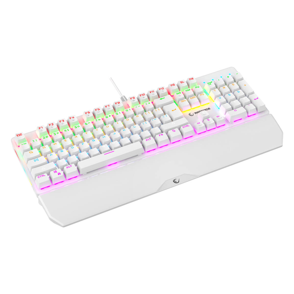 Rampage klawiatura mechaniczna KB-R86 UMBRA Blue Switch Biała