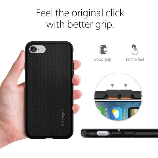 Spigen Liquid Air iPhone 7 / 8 / SE 2020 / 2022 black