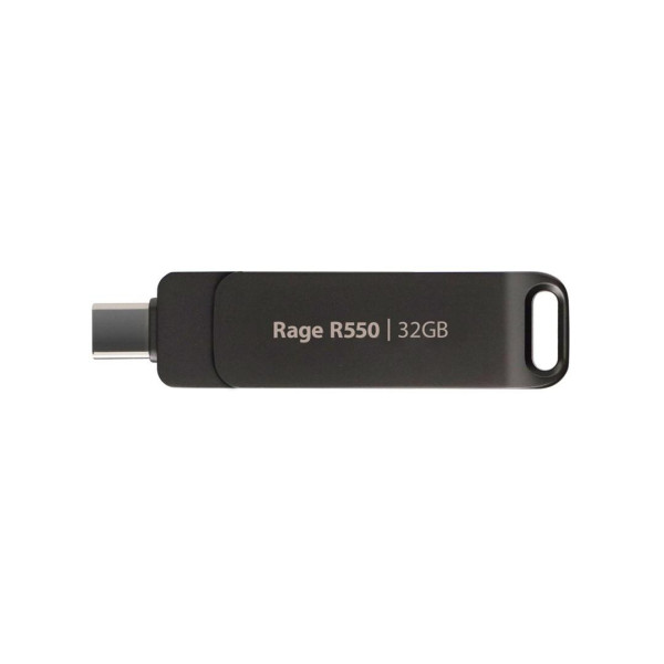 Patriot Rage R550 32GB Dual USB A+C  Alu  100MBs