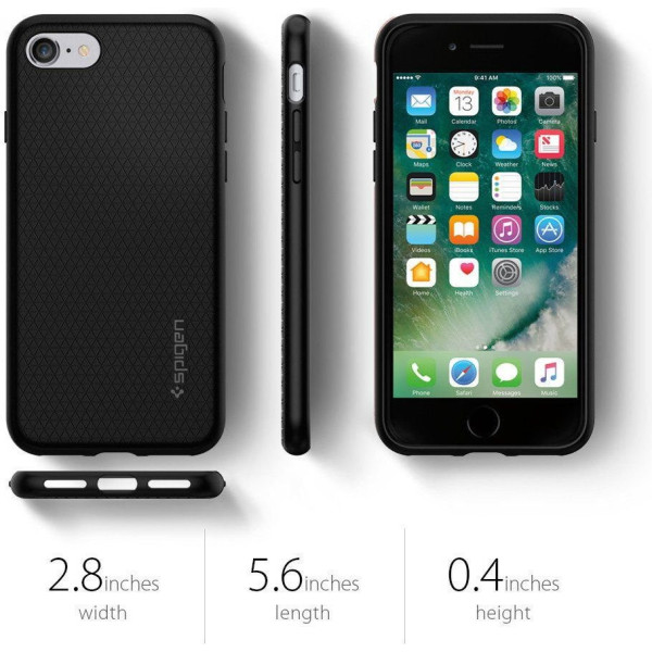 Spigen Liquid Air iPhone 7 / 8 / SE 2020 / 2022 black