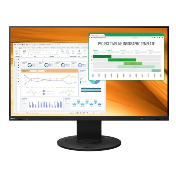 EIZO FlexScan EV2400R-BK - 23.8''. 1920 x 1080. FullHD. 16:9. (czarny)