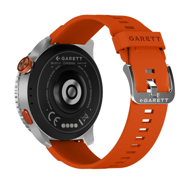 Garett Compass GPS srebrny
