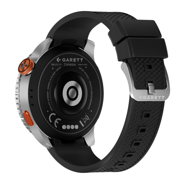 Garett Compass GPS srebrny