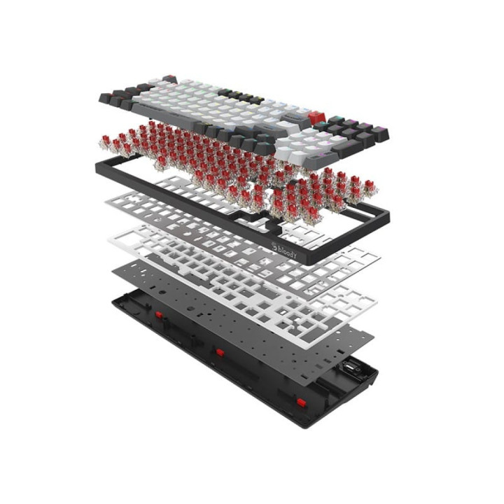 A4Tech Bloody WS98 Grey WRLS(BLMS RED PlusSwitches)