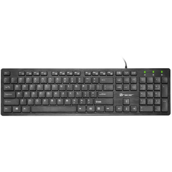 Klawiatura membranowa Tracer OFIS TRAKLA45922 (USB; (US); kolor czarny)