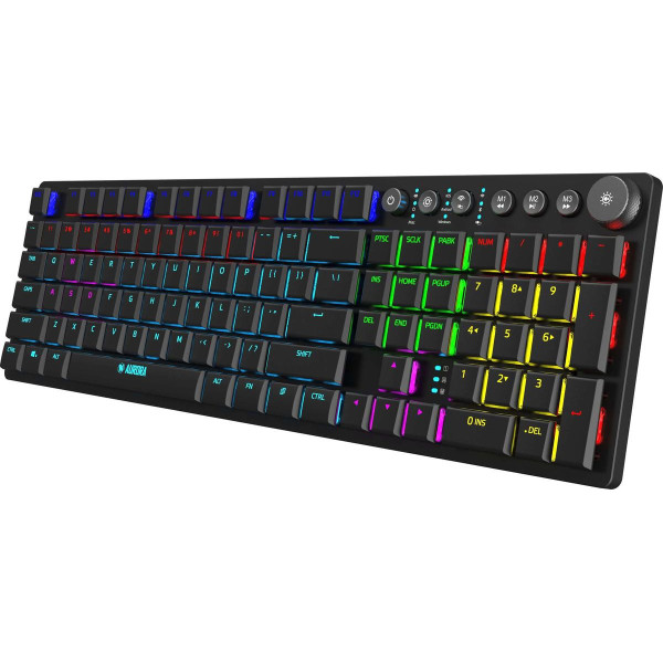 KLAWIATURA I-BOX AURORA K-6 RGB MECHANICZNA RED SWITCH LOW PROFILE GAMING