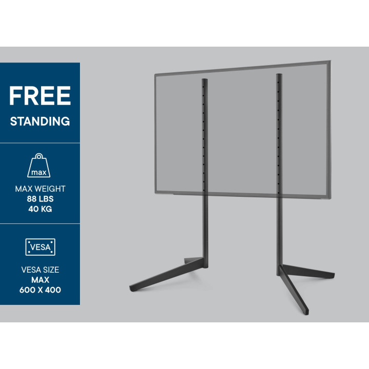 Stojak podłogowy One For All WM7610 na telewizor 32"-65", max 40kg, VESA 200x200-600x400