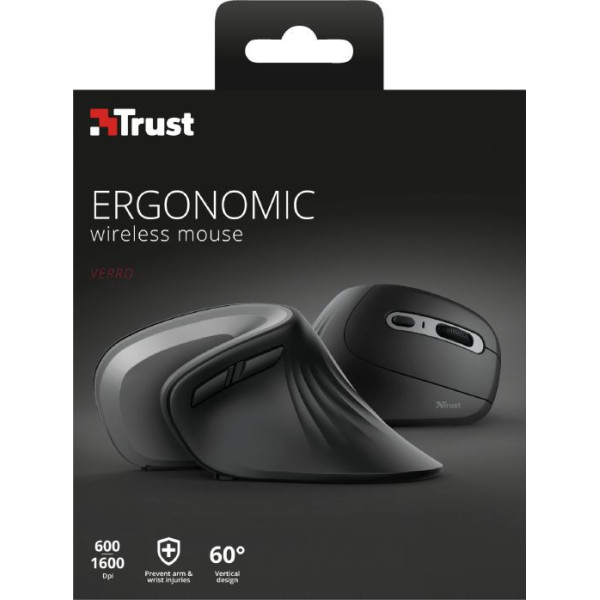 MYSZ TRUST Verro Ergonomic Wireless Mouse