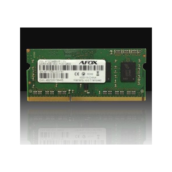 AFOX SO-DIMM DDR3 8GB 1600MHZ MICRON CHIP AFSD38BK1P