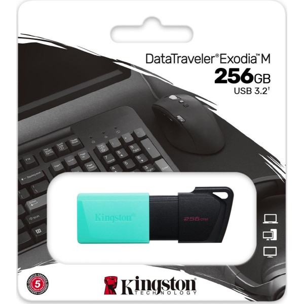 KINGSTON Exodia 256GB USB3.2 teal