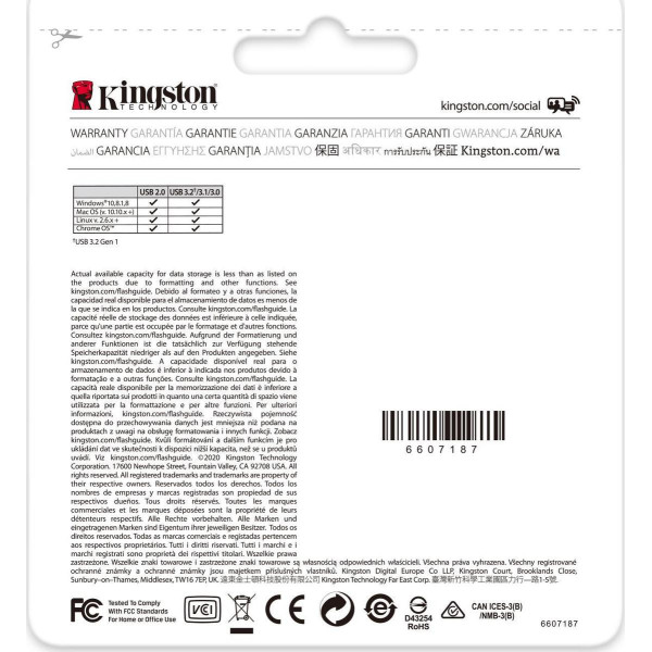 KINGSTON Exodia 256GB USB3.2 teal