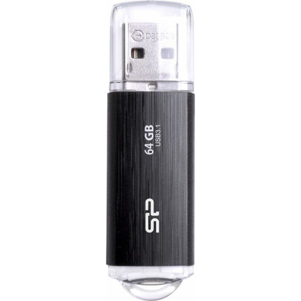 Pendrive Silicon Power Blaze B02 64GB USB 3.1 kolor czarny (SP064GBUF3B02V1K)