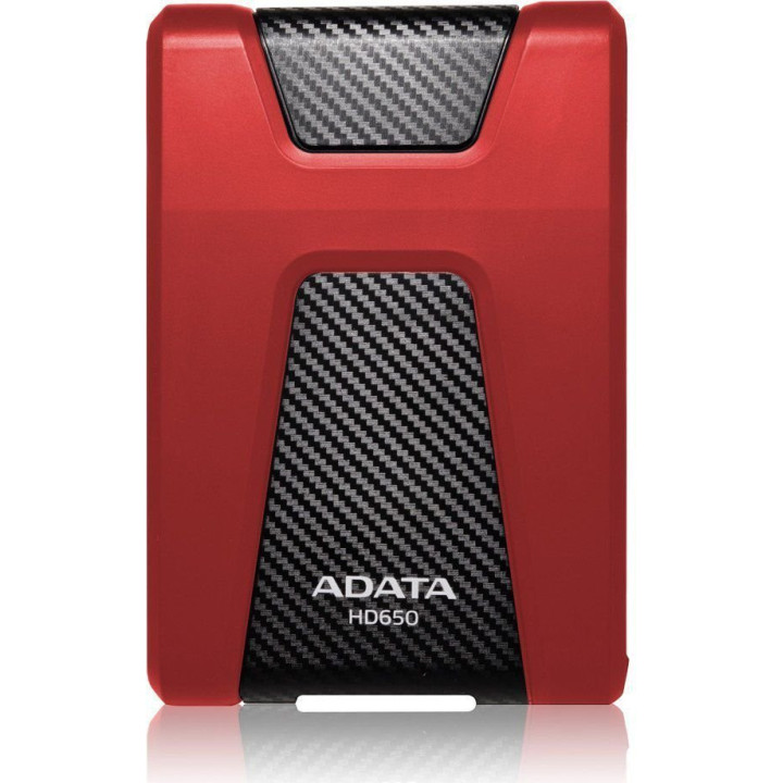 Dysk zewnętrzny HDD ADATA HD650 AHD650-2TU31-CRD (2 TB; 2.5 ; USB 3.1; kolor czerwony)