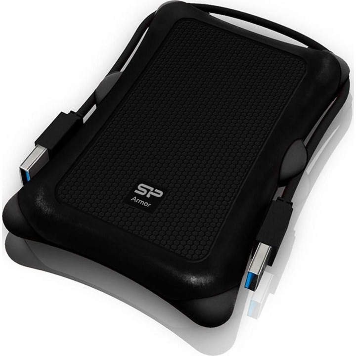 Dysk zewnętrzny Silicon Power Armor A30 2TB 2.5 USB 3.2 5400 obr/min Black (SP020TBPHDA30S3A)
