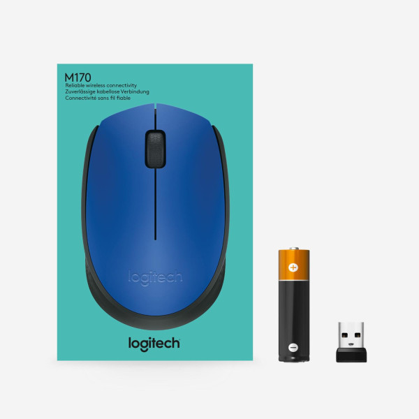 Mysz Logitech 910-004640 (optyczna; 1000 DPI; kolor niebieski