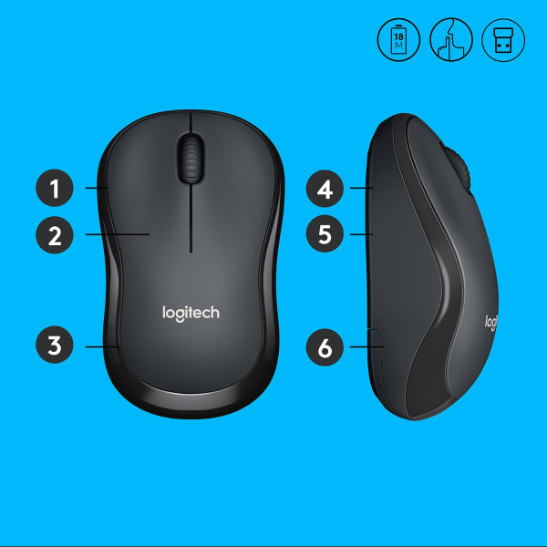 Mysz Logitech M220 Silent (czarna)