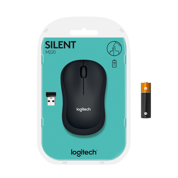 Mysz Logitech M220 Silent (czarna)