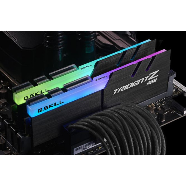 Pamięć - G.SKILL Trident Z RGB AMD 16GB [2x8GB 3200MHz DDR4 CL16 XMP 2.0 1.35V DIMM]