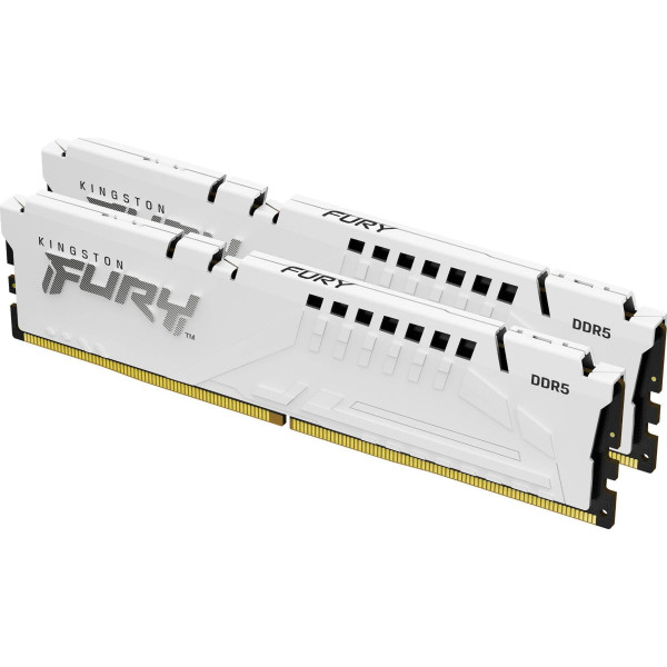 KINGSTON DDR5 32GB 5200MHz CL40 FURY BEAST WHITE RGB EXPO KITx2