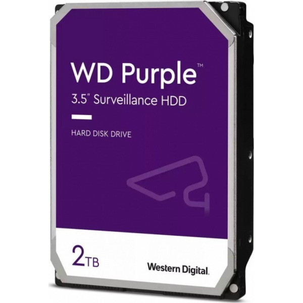 Dysk twardy HDD WD Purple 2TB 3 5 SATA WD23PURZ