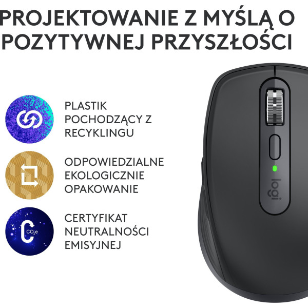 Mysz bezprzewodowa Logitech MX Anywhere 3S grafitowa 910-006929