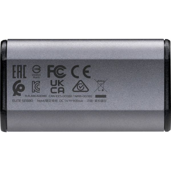 Dysk zewnętrzny SSD ADATA Elite SE880 500GB Szary