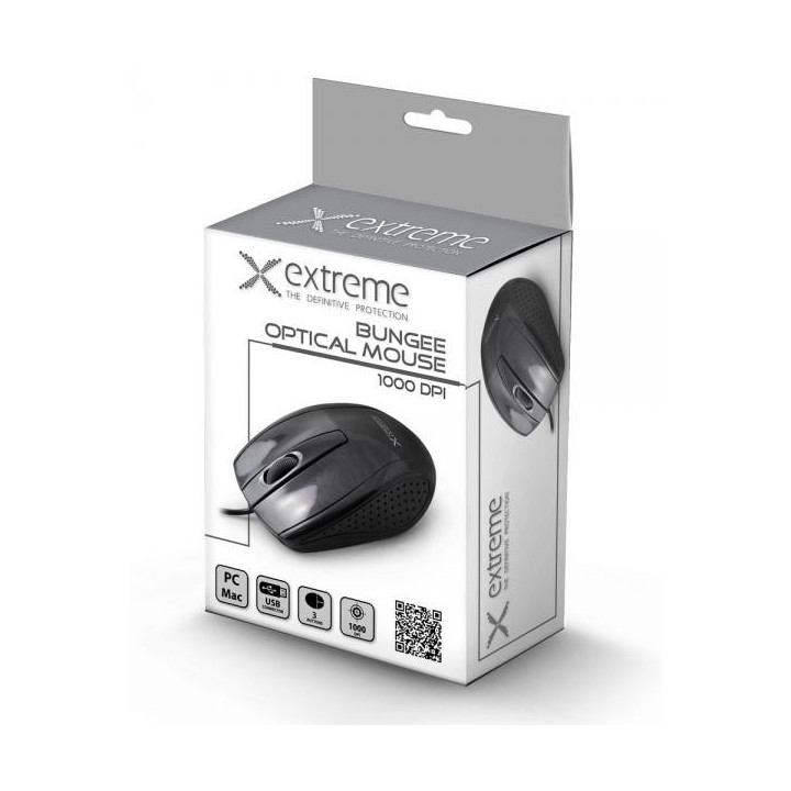 Mysz EXTREME XM110K (optyczna; 1000 DPI; kolor czarny)
