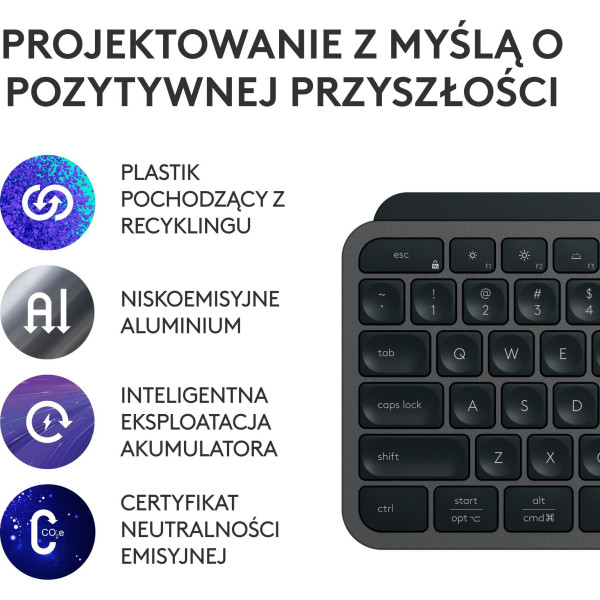 Logitech MX Keys S Grafitowy