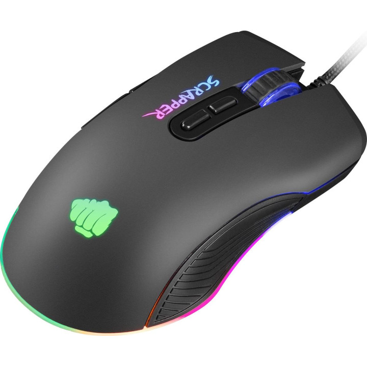 FURY MYSZ DLA GRACZY SCRAPPER 6400DPI RGB NFU-1699