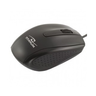 Mysz TITANUM Marlin 3D TM110K (optyczna; 1000 DPI; kolor czarny