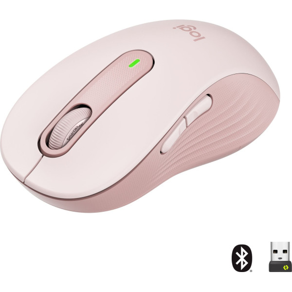 Mysz bezprzewodowa Logitech Signature M650 L różowa 910-006237