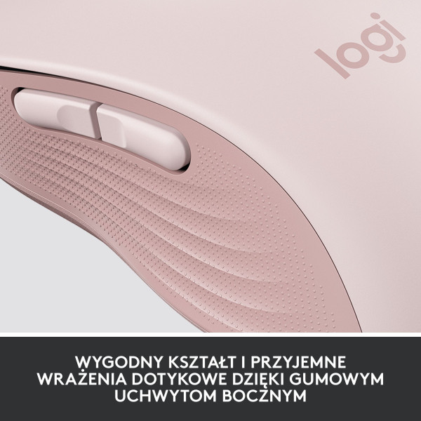 Mysz bezprzewodowa Logitech Signature M650 L różowa 910-006237