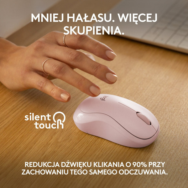 Logitech M240 Silent Różowa
