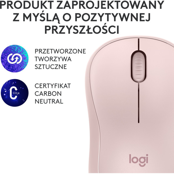 Logitech M240 Silent Różowa