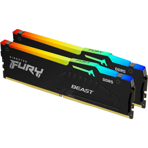 Kingston FURY DDR5 32GB (2x16GB) 5600MHz CL40 Beast Black RGB