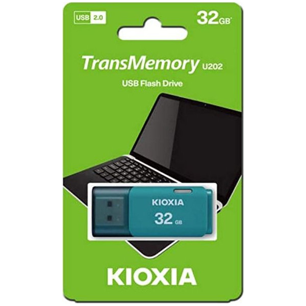 KIOXIA FlashDrive U202 Hayabusa 32GB Aqua