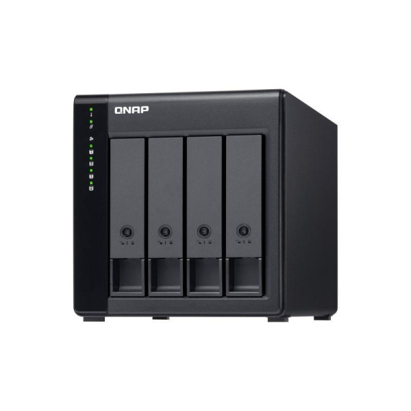 Qnap TL-D400S 4-bay tower expansion unit (with QXP-400eS-A1164 PCI host card and 1 SFF-8088 to SFF-8088 external cables)