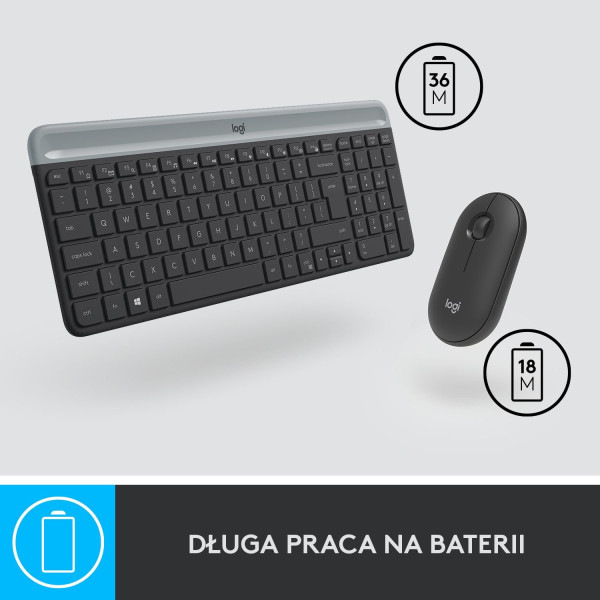 Logitech MK470 Grafitowa