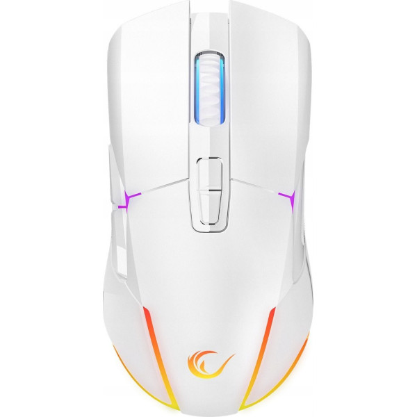 Rampage Mysz bezprzewodowa NOVA M4 gamingowa RGB USB Sensor optyczny biała