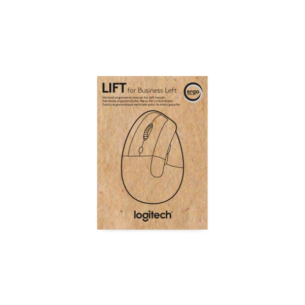 Mysz bezprzewodowa Logitech Lift for Business ergonomiczna biała 910-006496