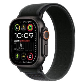 Apple Watch Ultra 2 GPS + Cellular 49mm Black Titanium Case | Black Trail Loop - S/M
