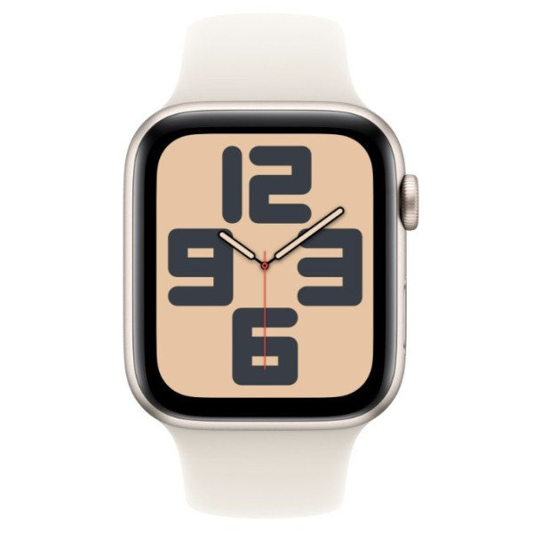 Apple Watch SE GPS + Cellular 40mm Starlight Aluminium Case | Starlight Sport Band - M/L