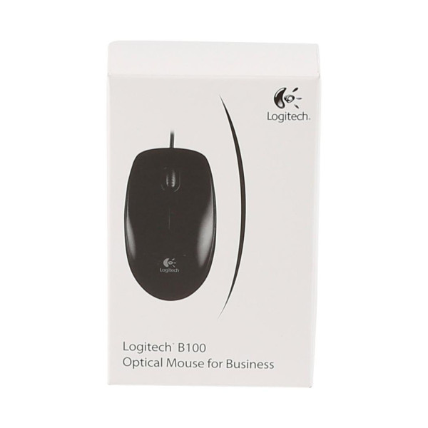 Mysz Logitech B100 910-003357 (optyczna; 800 DPI; kolor czarny)