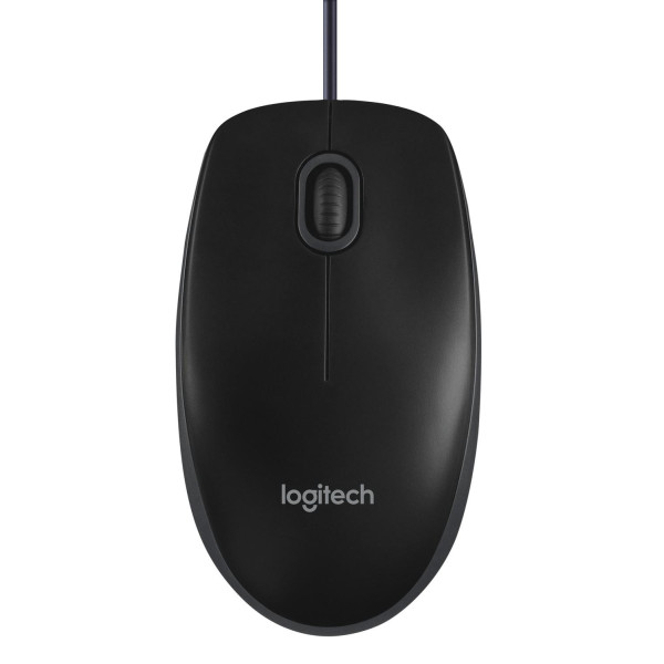 Mysz Logitech B100 910-003357 (optyczna; 800 DPI; kolor czarny)