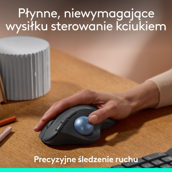 Logitech M575S Grafitowy