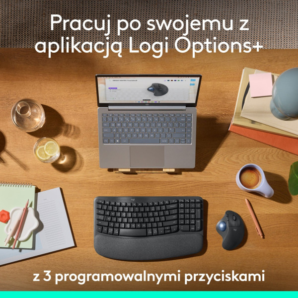 Logitech M575S Grafitowy